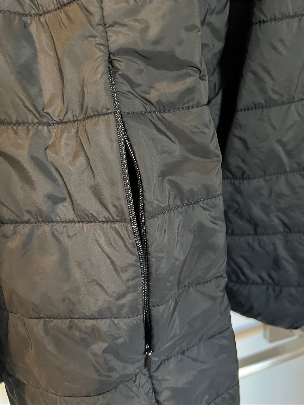 torrid Black Quilted Hooded Lightweight Jacket - Picture 7 of 9